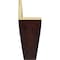 Ekena Millwork 2-Sided (L-beam) Pecky Cypress Endurathane Faux Wood Ceiling Beam, Premium Cherry, 4"W x 8"H  x 20'L BMPC2C0040X080X240ZY - alternate 3